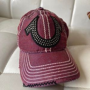 Rare True Religion Studded Horseshoe Hat